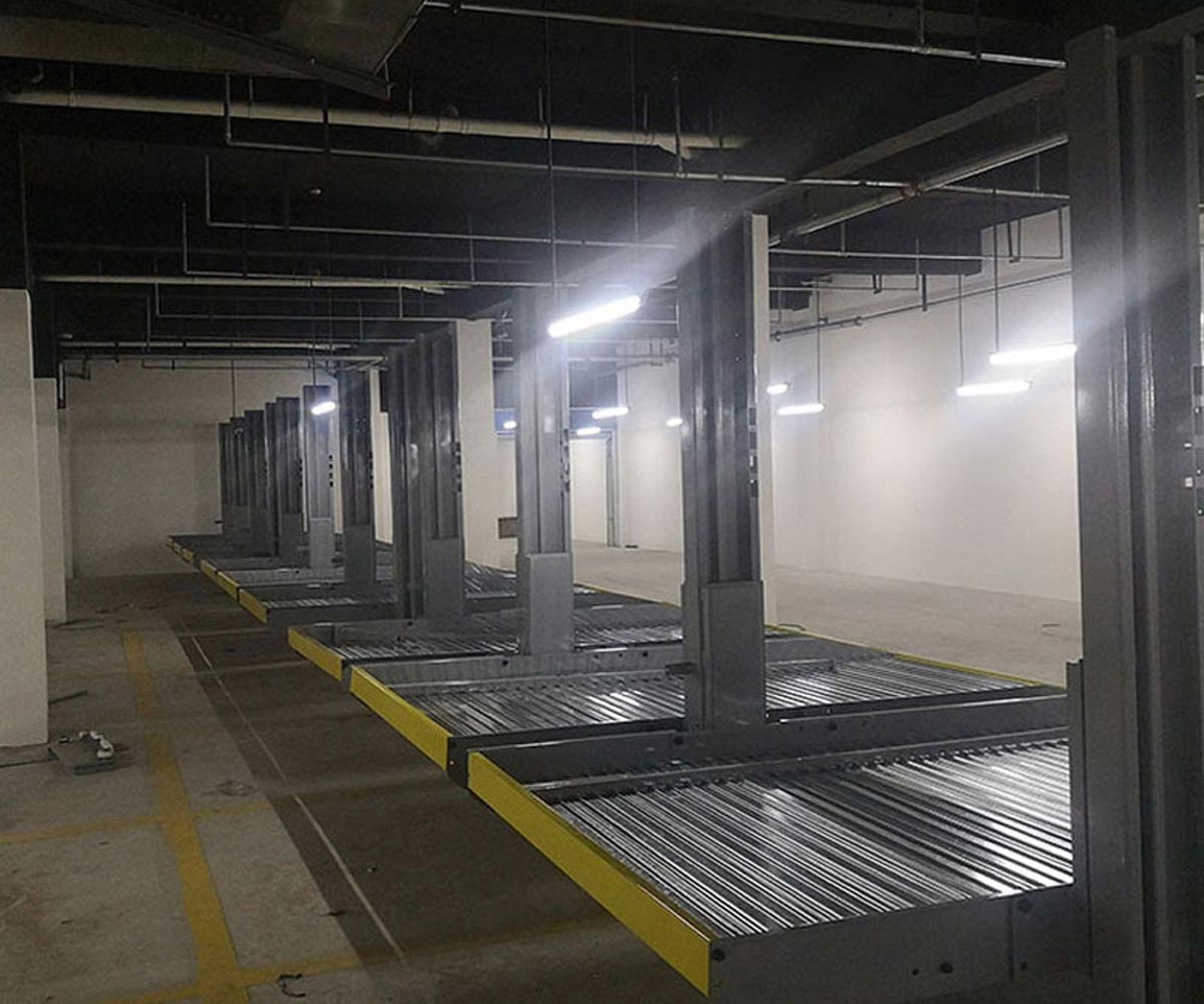 PSH四层升降横移类好色TV下载安装设备（负一正三地坑式）技术参数
